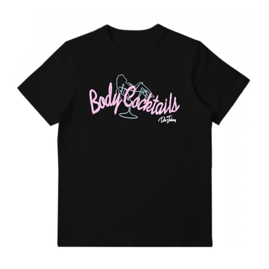 New Men’s BODY COCKTAILS Logo Crew Neck T Shirt
