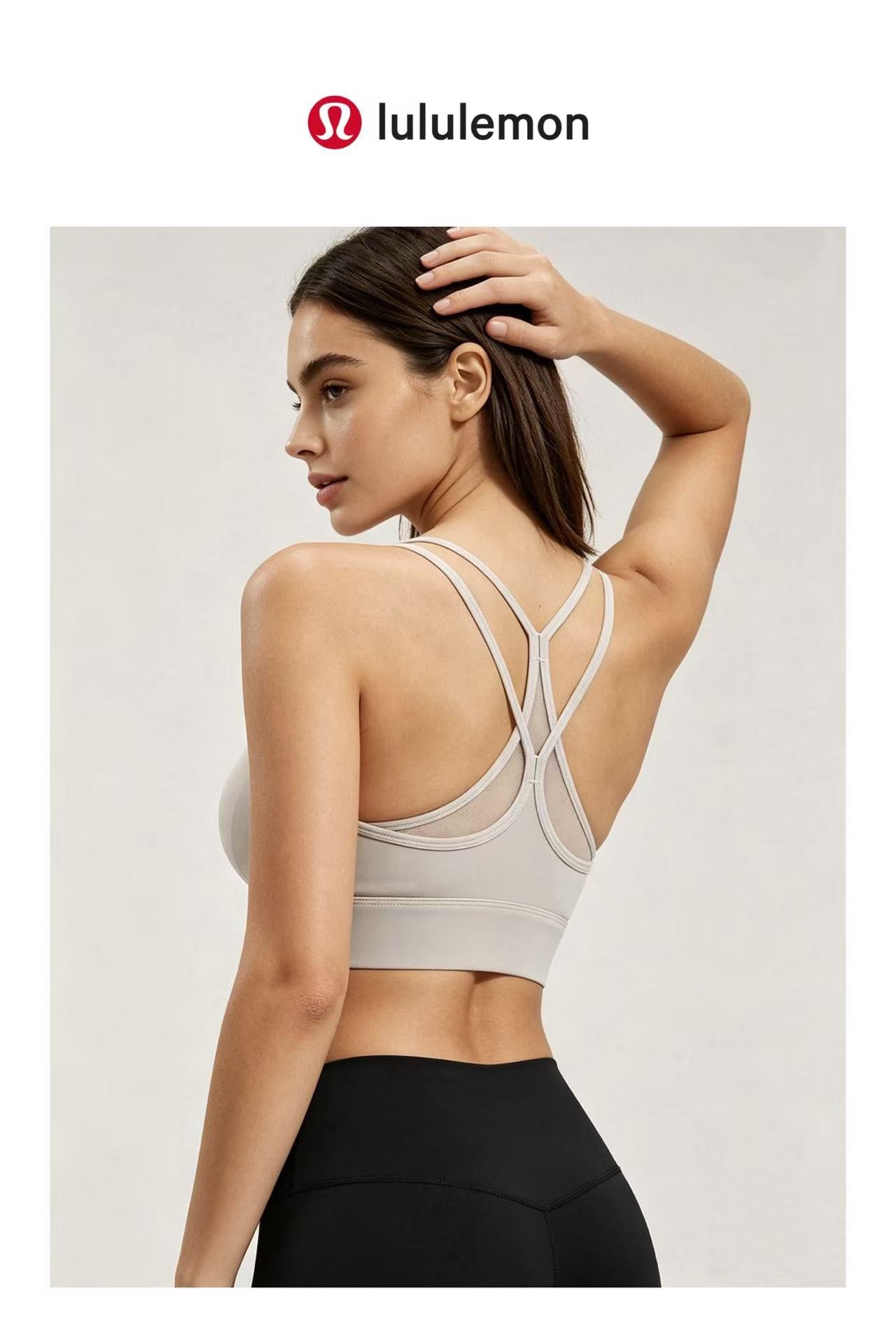 2-pack Professional Shockproof Yoga Running Fitness Sports Bra