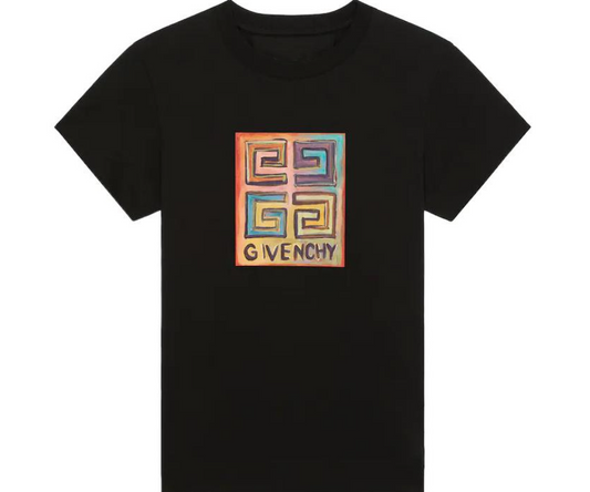 New Slim Fit Crew Neck T Shirt  4G Classic Print Collaboration Series