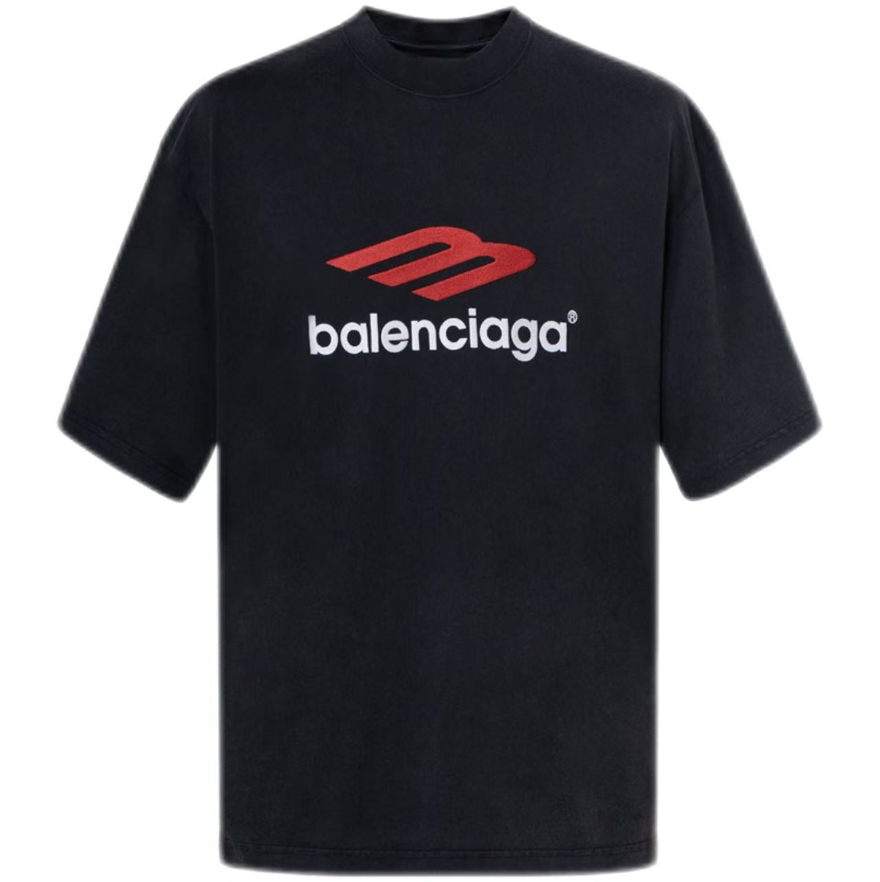 New Classic 3B Print Crew Neck T-Shirt Loose Fit Casual Style