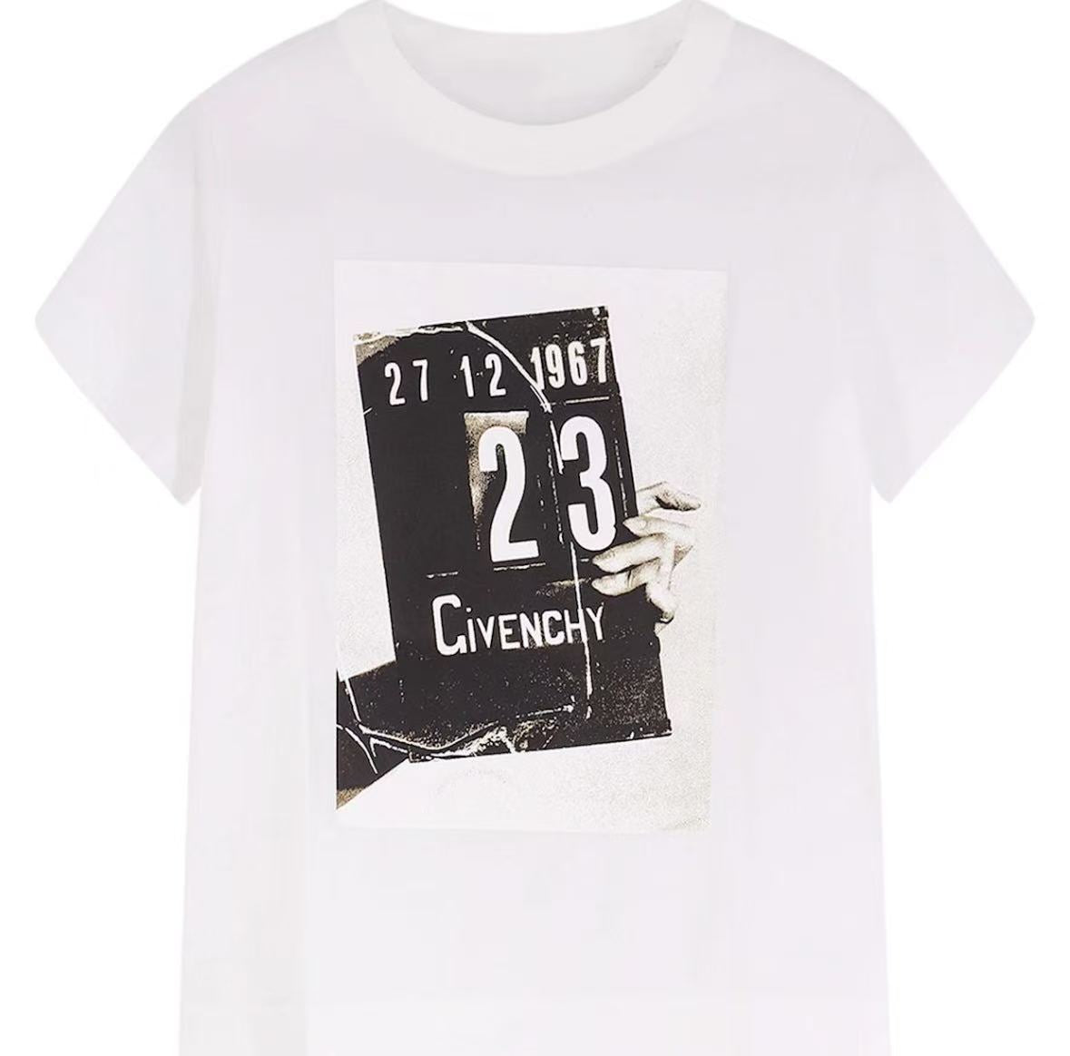 New Crew Neck T Shirt Vintage Film-Style Graphic Print  Premium Pure Cotton Fabric