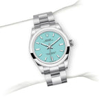 RLX oyster perpetual bleu ciel 31mm