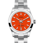 RLX oyster perpetual orange 31mm